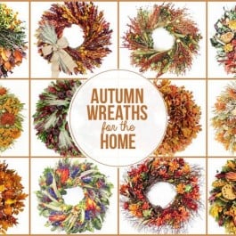 Beautiful Autumn Wreaths for your Home from The Wreath Depot. Learn more at livelaughrowe.com #wreaths