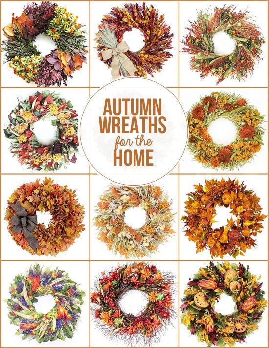 Autumns Wreaths for the Home