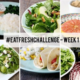 Eat Fresh Challenge with Cooking Planit and Colavita. Week one was a huge success! More details at livelaughrowe.com