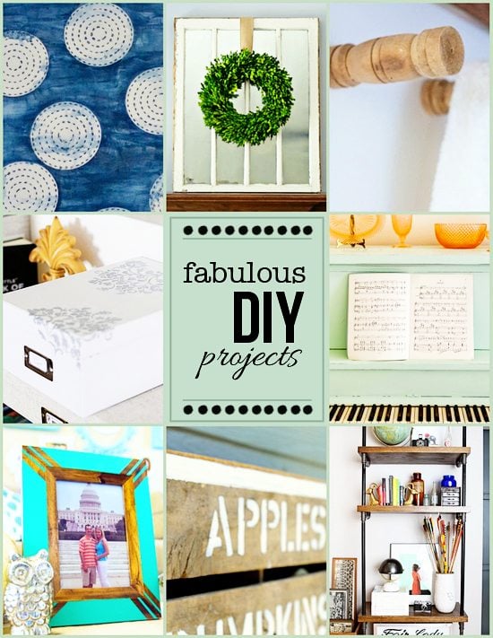 Fabulous DIY Projects featuring YOU!  www.livelaughrowe.com #diy