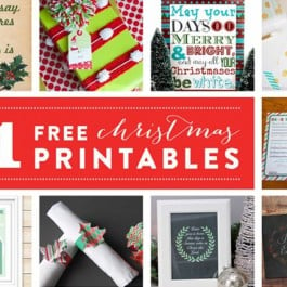 21 Free Christmas Printables from Live Laugh Rowe and friends!