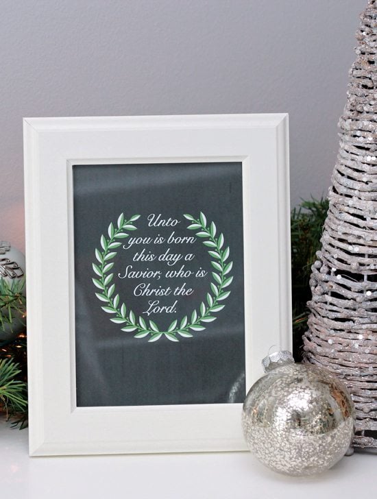 Christmas Printable from Just a Girl and Her Blog