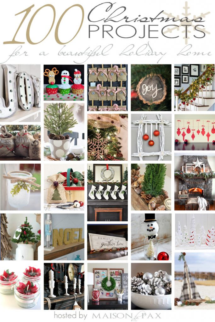 100 Christmas Projects to Inspire YOU!  www.livelaughrowe.com
