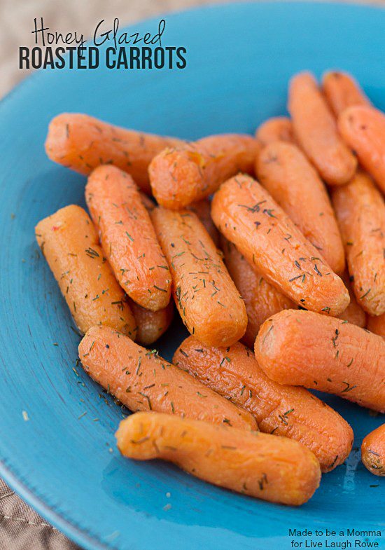 Honey Glazed Dill Carrots! A delicious side dish by Made to be a Momma for www.livelaughrowe.com