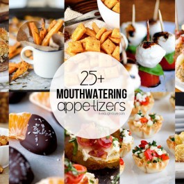 25+ Mouthwatering Appetizers to keep in mind for your entertaining needs! Prepare to get hungry at www.livelaughrowe.com