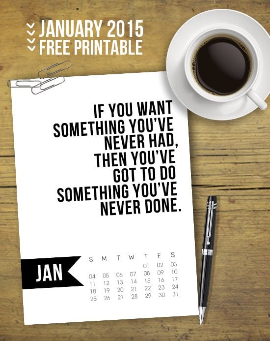 January 2015 Calendar | Free Printable - Live Laugh Rowe