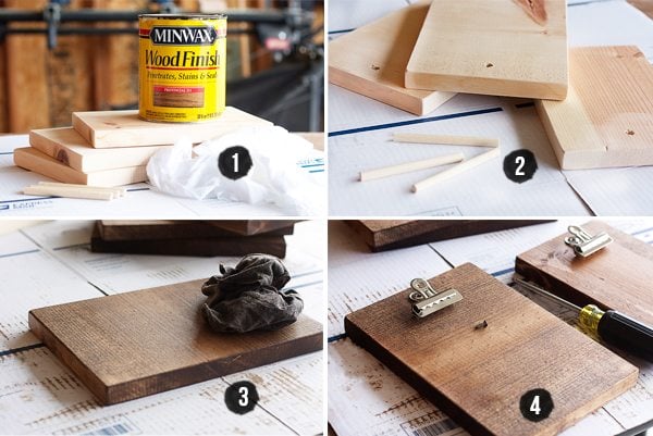 How to Make Wooden Clipboards