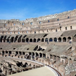 Beautiful Rome. The Roman Colosseum.