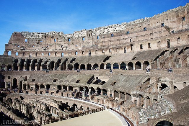 Beautiful Rome. The Roman Colosseum.