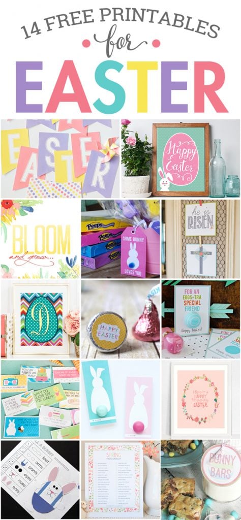 14 Free and Adorable Easter Printables! #easter #printables