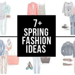 Spring is right around the corner! Here are 7+ Spring Fashion Ideas to keep in mind. I'm loving these color palettes! www.livelaughrowe.com #spring #fashion