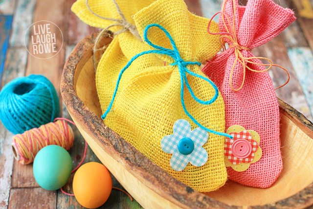 Burlap 2025 easter bags