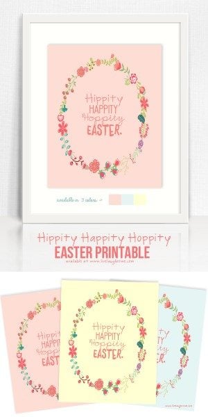 Hippity Happity Hoppity Easter Printable - Live Laugh Rowe