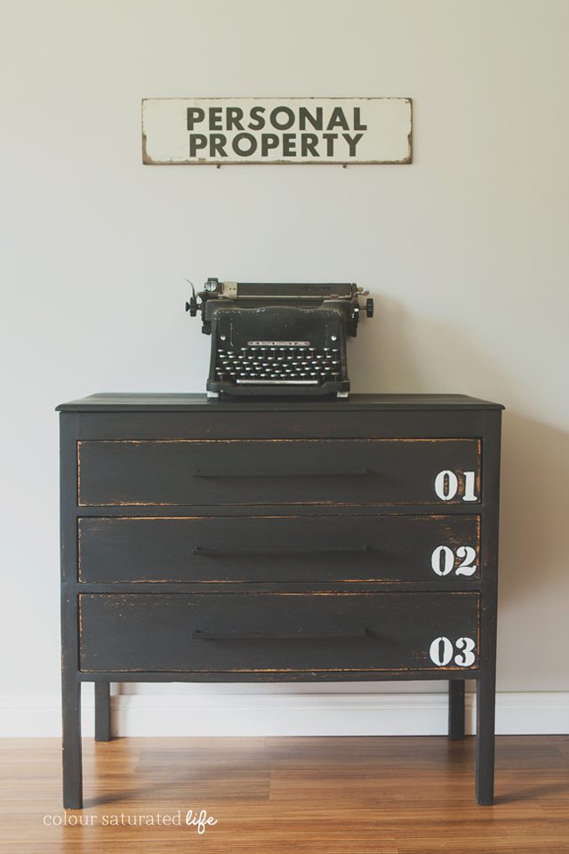 Pottery Barn Industrial Dresser Knock-Off by  Colour Saturated Life