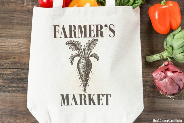 DIY Farmer's Market Tote Bag