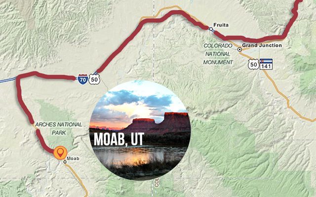 First stop on our Road Trip to the Mountain States - Moab, UT. livelaughrow.com #gorving #ad