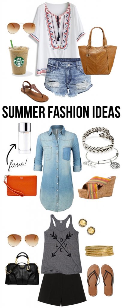 Fabulous Summer Fashion Ideas -- favorites on mine!  Time to do a little shopping for the warmer weather, right? livelaughrowe.com