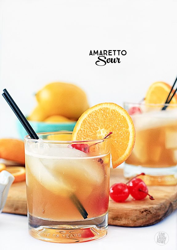 refreshing summer cocktails, amaretto sour