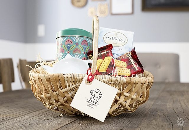Have a friend who is a tea lover? Whip up this fabulous gift basket on a dime from World Market. www.livelaughrowe.com