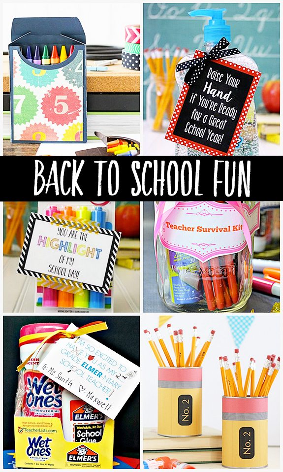 Back to School Fun. Gift and Craft Features