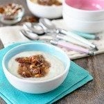 Delicious Praline Sauce Recipe -- a great topping for rice pudding or ice cream! Recipe at livelaughrowe.com