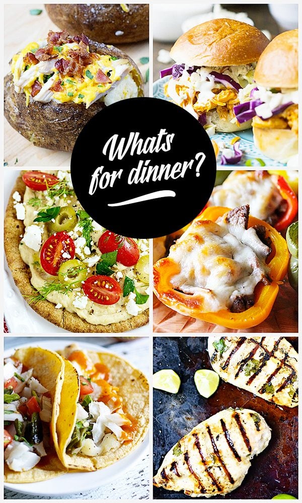 What's for Dinner?  Great dinner ideas to inspire you!