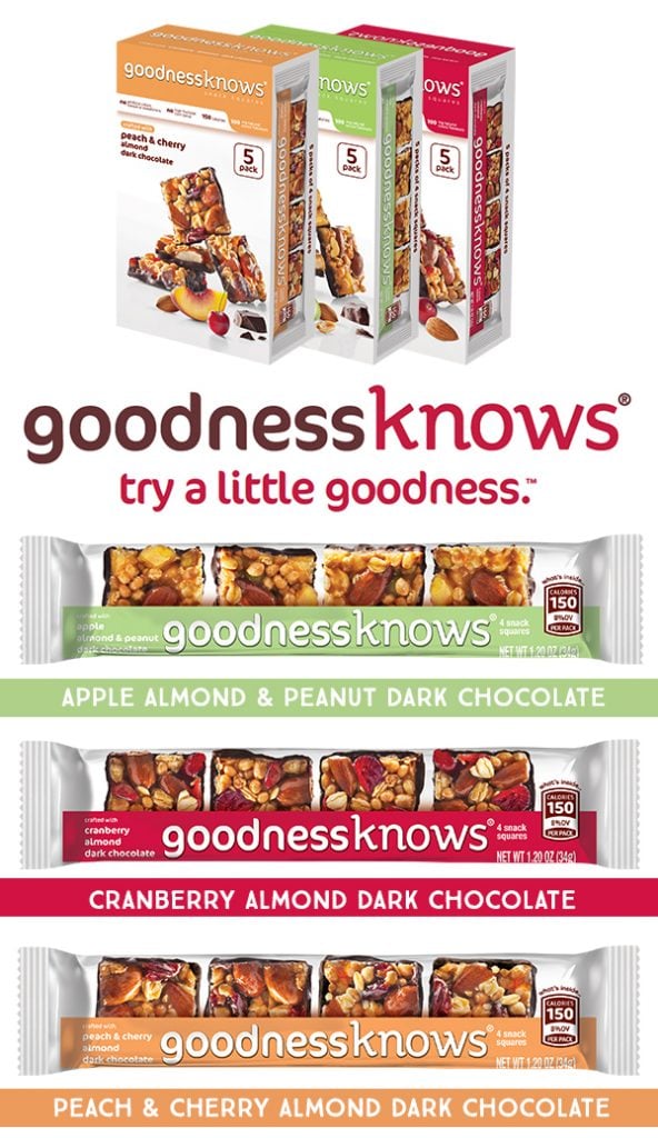 goodnessknows® snack squares are a delicious and amazingly satisfying snack! Learn more at livelaughrowe.com