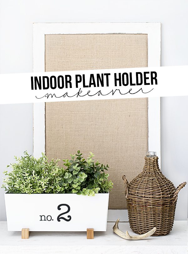 Indoor Plant Holder Makeover. Styled x3 Series. One piece, styled three ways by three different bloggers! livelaughrowe.com