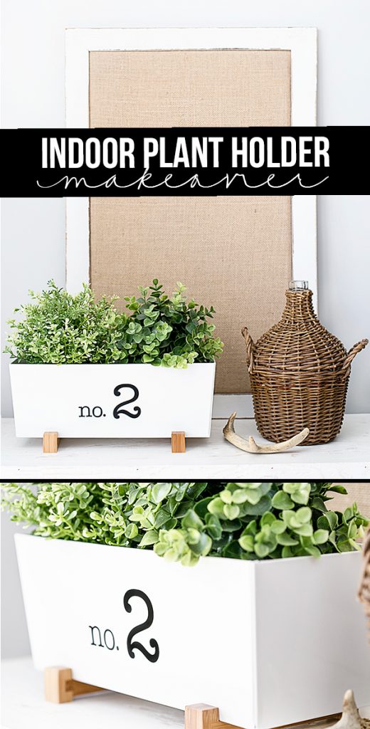 Indoor Plant Holder Makeover. Styled x3 Series. One piece, styled three ways by three different bloggers! livelaughrowe.com