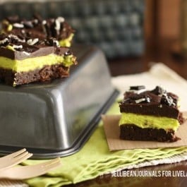 Delicious Thin Mint Brownies for Two!