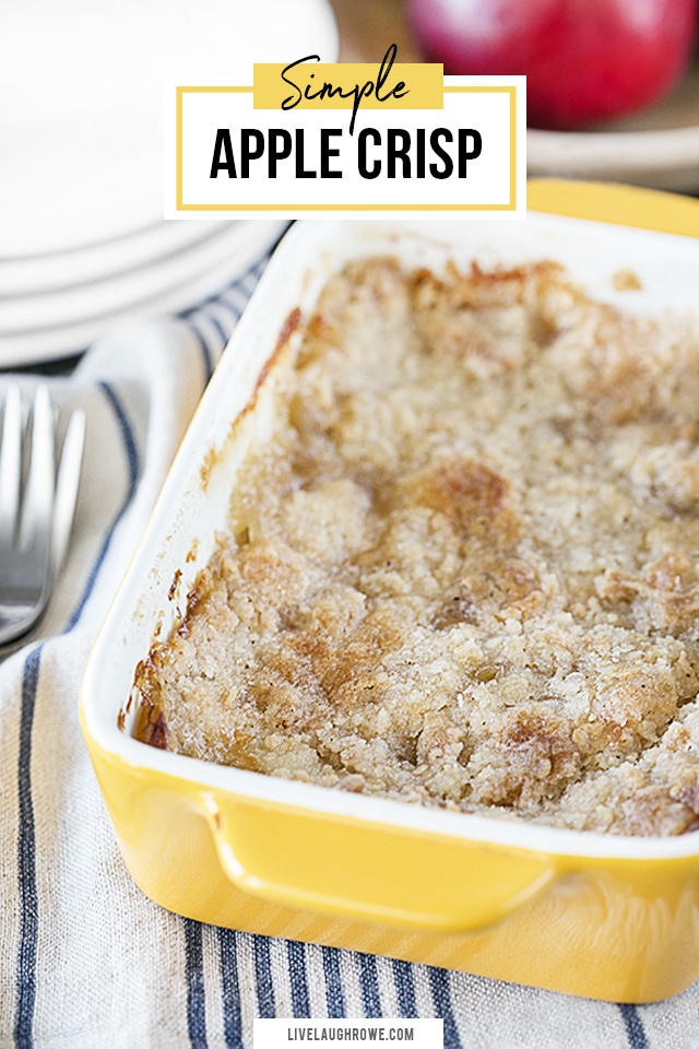 Easy Apple Crisp