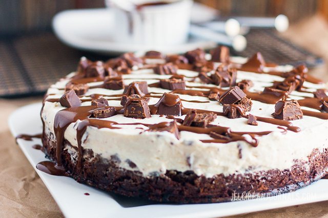 chocolate mint brownie cheesecake