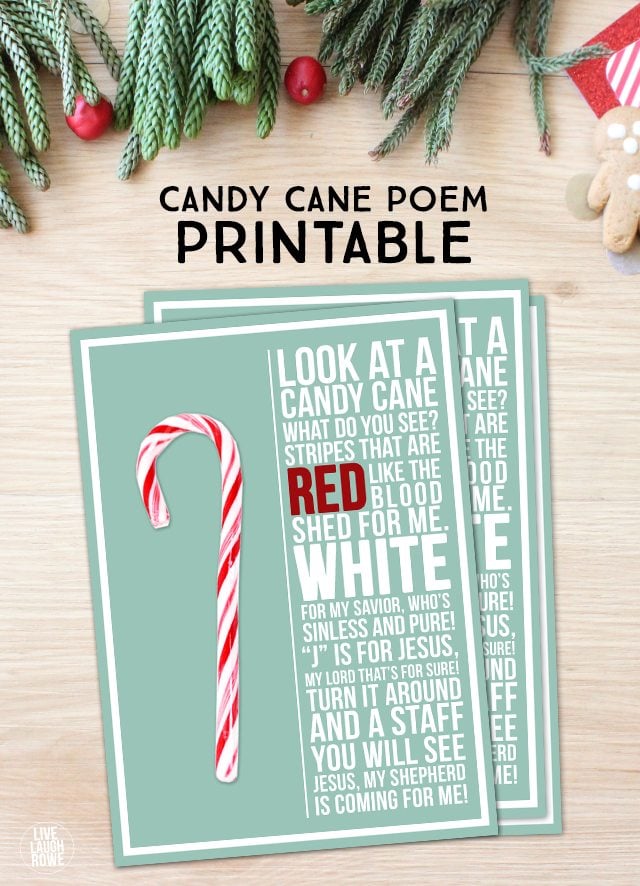 Meaning Of The Candy Cane Printable White In The Bible Typically