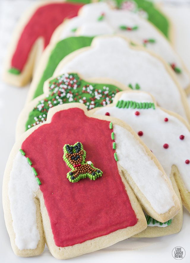 Ugly Christmas Sweater Sugar Cookie Bars 