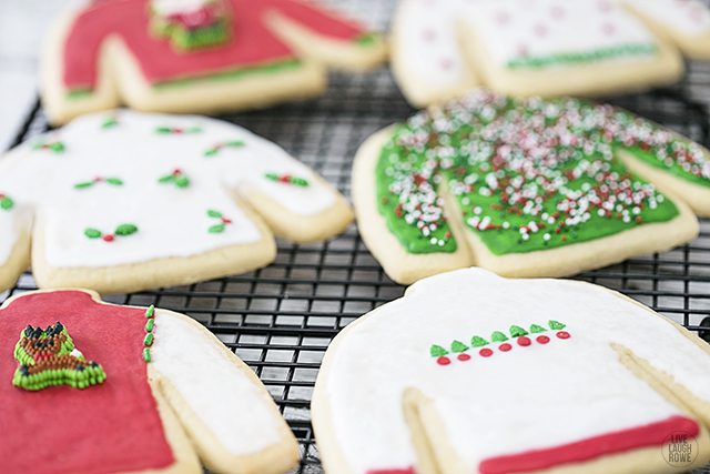 Ugly Christmas Sweater Sugar Cookie Bars 