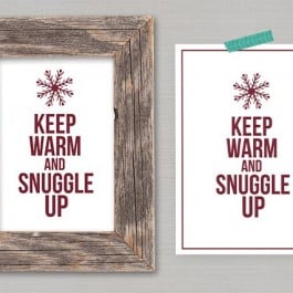 FREE 5x7 Winter Printable! Keep warm and snuggle up.... livelaughrowe.com