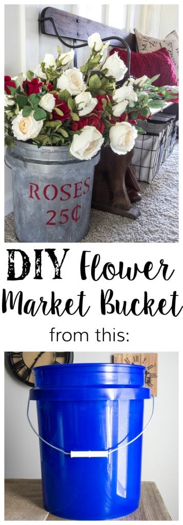 DIY Flower Market Bucket