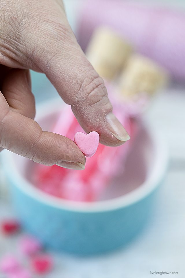 Creamy Pastel Mints for Valentine's Day!! Fun, delicious and easy to make for gifts. livelaughrowe.com