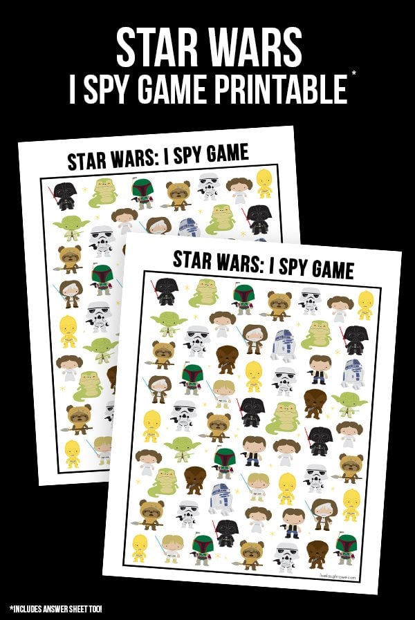 Free Star Wars Game | I Spy Printable - Live Laugh Rowe