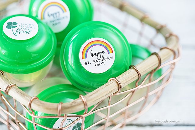 These green party favors made with vending machine capsules are genius! livelaughrowe.com
