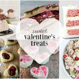 9 Valentine Sweet Treats featured at livelaughrowe.com
