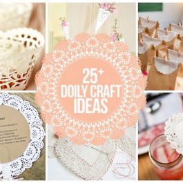 25+ Doily Craft Ideas. From wreaths to chandeliers, these paper doily crafts are truly inspirational. livelaughrowe.com
