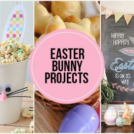 Fun Easter Bunny Projects to inspire you! From bunny rolls to bunny wreaths, these features are sure to make you smile! livelaughrowe.com