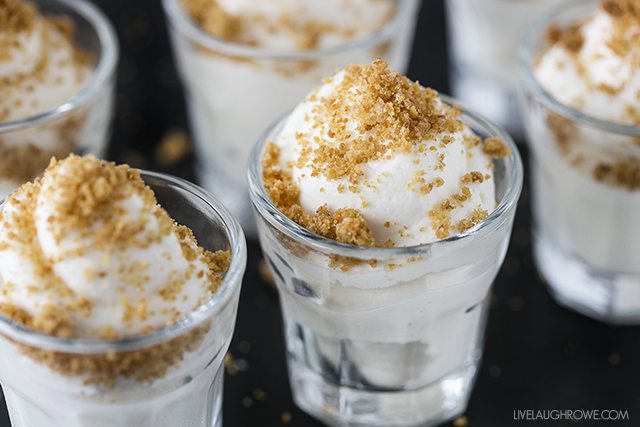 Easy No-Bake Cheesecake Mousse that resembles the mouthwatering New York-Style Cheesecake. One serving of this dessert simply won't do! livelaughrowe.com