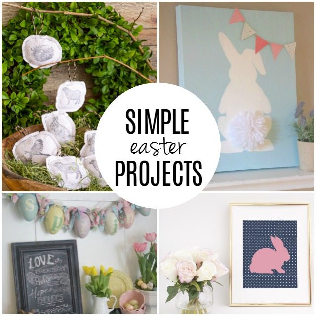 Simple Easter Projects to inspire your home decor! livelaughrowe.com