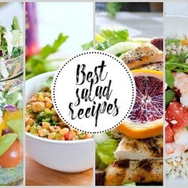 Some of the best salad recipes to add to your menu planning! livelaughrowe.com