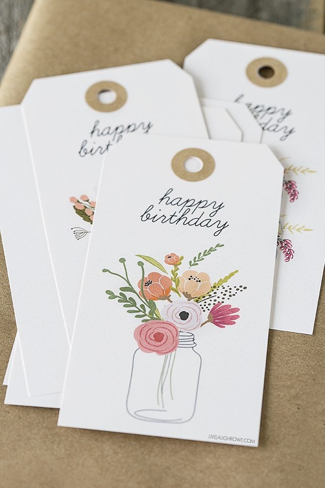 Free Printable Homemade With Love Gift Tags - Made with HAPPY