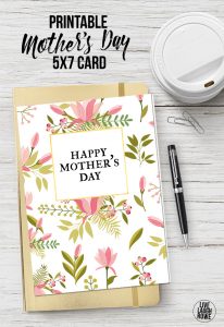 Printable Mother's Day Card - Live Laugh Rowe