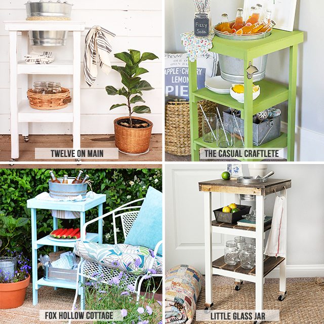 An easy to make, easy to assemble DIY drink station