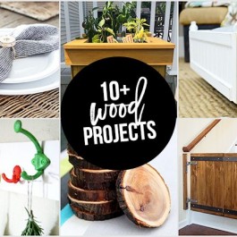 10+ Wood Projects to inspire you! From coasters to herb drying racks, you won't leave disappointed! livelaughrowe.com